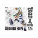 Monsta Flush Dinosaur Basketball posters by mudgestudios Monsta Flush Dinosaur Basketball posters