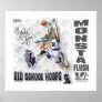 Monsta Flush Dinosaur Basketball Posters