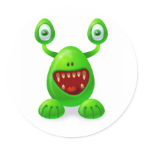 Monster 3 stickers by kayakcapers Monster 3 stickers