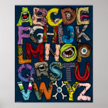 Monster Alphabet Print