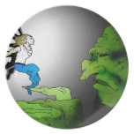 Monster and Nymph fairy Plates