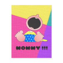 Monster Baby Boy postcards