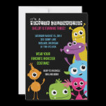 Monster Bash Birthday Party Invitations
