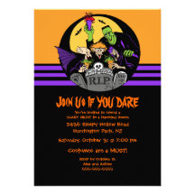 Monster Bash Halloween Party Invitation