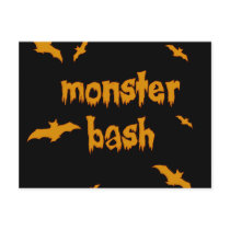 Monster Bash Postcard by solitarychele Monster Bash Postcard