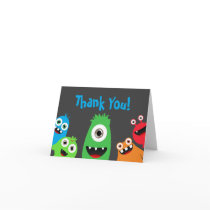 Monster Bash Thank You Notes Greeting Cards