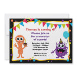 Monster Birthday Party Invitation