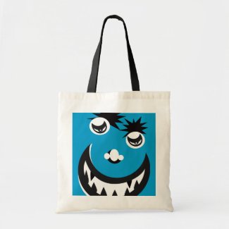 Monster Blue Canvas Bag