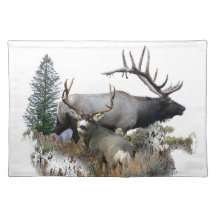 Monster bull trophy buck placemat