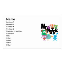 Monster Business Card Template