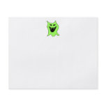 Monster Cartoon. Green and Black. flyers