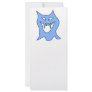 Monster Cartoon in Blue. Custom Rack Card