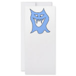 Monster Cartoon in Blue. Custom Rack Card