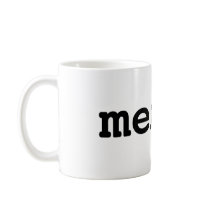 Monster Cat "merf." mug