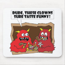 MONSTER clowns mousepads by GRACEVISIONS MONSTER clowns mousepads
