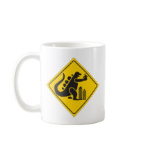 Monster Crossing mugs by glenndesigns Monster Crossing mugs
