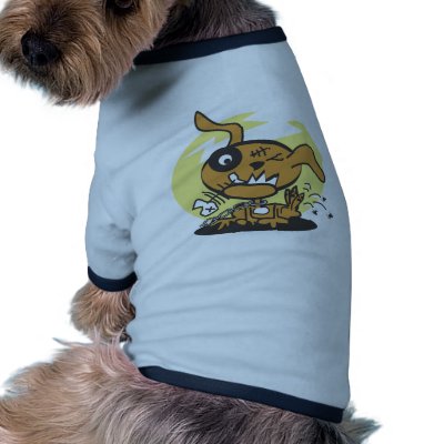 Monster Dog Doggie Tshirt by aesthete