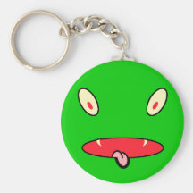monster face key chains