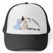 Monster Fight! hats by funksandwich Monster Fight! hats