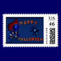 Monster for Halloween Postage postage by Lotacats Monster for Halloween Postage postage