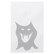 Monster Ghost Cartoon in Gray. Custom Flyer