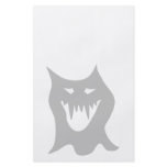 Monster Ghost Cartoon in Gray. flyers