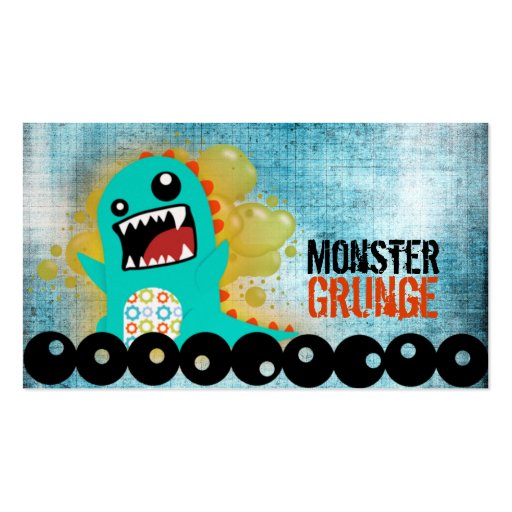 Monster Grunge Business Cards