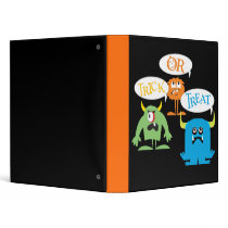 Monster Halloween Binder
