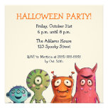 Monster Halloween Party Invitations