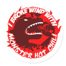 Monster Hot Chili Sticker stickers