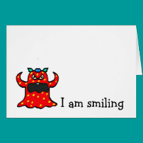 monster, I am smiling cards