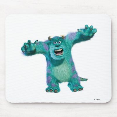 Monster Inc. Sulley scary Disney mousepads