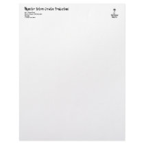 Monster Intern Stationary Letterhead Design