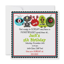 Monster Invitations