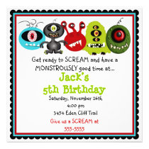 Monster Invitations invitations