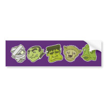 Monster Love bumper stickers