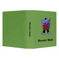 Monster Mash · Blue One-Eyed Monster binders by CSCountryCuties Monster Mash · Blue One-Eyed Monster binders