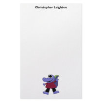 Monster Mash · Blue One-Eyed Monster Customized Stationery