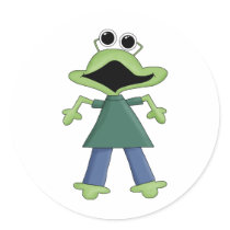 Monster Mash · Green Froggy Monster stickers by CSCountryCuties Monster Mash · Green Froggy Monster stickers