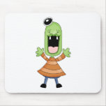 Monster Mash · Green One-Eyed Monster mousepads