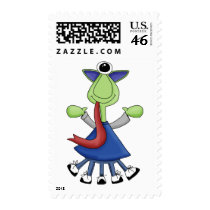 Monster Mash · Green One-Eyed Monster postage by CSCountryCuties Monster Mash · Green One-Eyed Monster postage