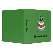 Monster Mash · Green Screw-Eyed Monster binders by CSCountryCuties Monster Mash · Green Screw-Eyed Monster binders
