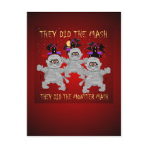 Monster Mash Halloween Cards postcards by Castleinc Monster Mash Halloween Cards postcards