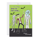 monster mash...Halloween party invitation