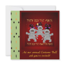 Monster Mash Halloween Party invitation template