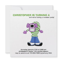 Monster Mash · Purple One-Eyed Monster Custom Announcements