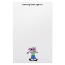 Monster Mash · Purple One-Eyed Monster Stationery