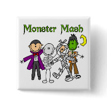 Monster Mash T-shirts and Gifts buttons by stick_figures Monster Mash T-shirts and Gifts buttons