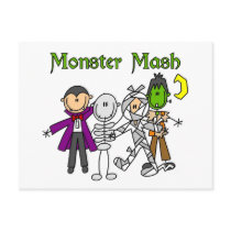 Monster Mash T-shirts and Gifts postcards by stick_figures Monster Mash T-shirts and Gifts postcards