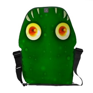 Monster messenger bag